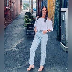 Abercrombie & Fitch Light Blue Straight Leg Jeans